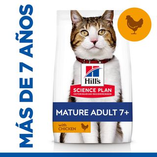 Hill's Mature Adult Science Plan Frango ração para gatos